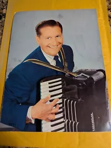 Folleto de música champán vintage del programa Lawrence Welk de los años 50 - Imagen 1 de 3