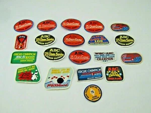 Lote de 20 parches de bolos bordados de tela vintage NUNCA COSIDOS - Imagen 1 de 8