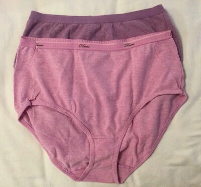 HANES/FRUIT OF THE LOOM-Women’s Size L(6) Cotton Blend Panties: Pink &  Lavender - Image 1 of 4