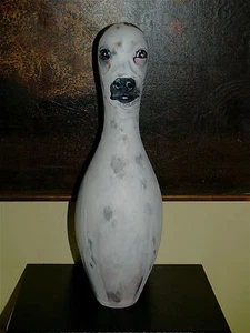 Retrato personalizado a mano pintado Bowling Pin perro de cualquier raza Chihuahua Perros gatos - Imagen 1 de 1