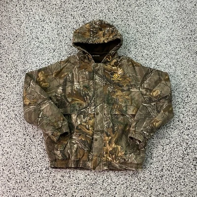 Real Tree Extreme Camo Full Zip Hunting Jacket Size XL - Image 1 of 4