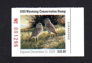 WYOMING. WY22 WILDLIFE CONSERVATION STAMP 2005 MNH PRISTINE - Picture 1 of 1
