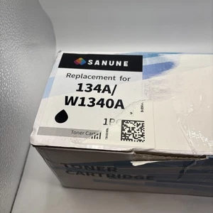 134A (with Chip) Toner Cartridge Replacement for HP 134A 134X W1340A W1340X Blac - Picture 1 of 3