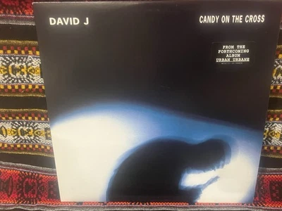 DAVID J Candy On The Cross 12" vinyl EP indie rock 1992 ex Bauhaus Tones On Tail - Image 1 of 3