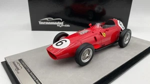  TM18244D Tecnomodel Ferrari 246/256 F1 Dino D. Gurney Germany Avus GP 1959 - Foto 1 di 8