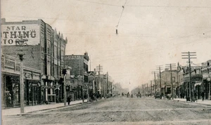 Norfolk Nebraska 5 Star Clothing Store Downtown halftone Postcard Germany - Picture 1 of 3