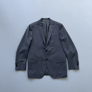 Luigi Borrelli Napoli Royal Collection Wool Three-Button Blazer Grey Men’s 50R - Picture 1 of 12