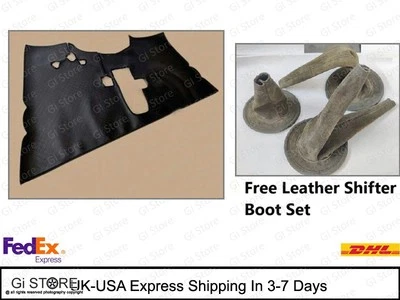 Front Floor Mat For Willys Jeep MB GPW, CJ-2A 3A 3B For LHD+ Shifter Boot Set - Image 1 of 4