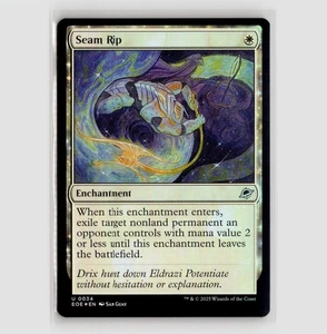 Seam Rip (Foil)  - EOE #34 Uncommon - NM / Mint Edge of Eternities Single - Picture 1 of 2