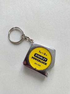 Vintage STANLEY POWERLOCK 30-133 1m-3ft TAPE MEASURE KEY RING - Picture 1 of 3