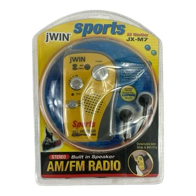 JWIN Deportes Todo Clima JX-M7 AM FM Radio Resistente al Agua Correr Deportista  Foto 1 de 2