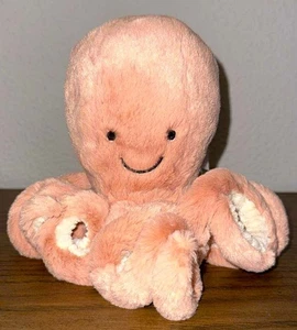Jellycat Little Odell Octopus Plush Stuffed Animal Peach AUTHENTIC NWT - Picture 1 of 4