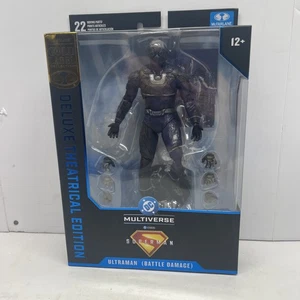 Superman Ultra- Man(Battle Damage) Deluxe Theatrical Edition DC Multiverse Colle - Picture 1 of 6
