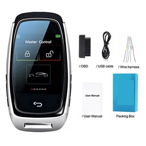 Digital Display Touch Screen Smart LCD Car Key Lock Window Keyless Remote Entryv - Bild 1 von 10