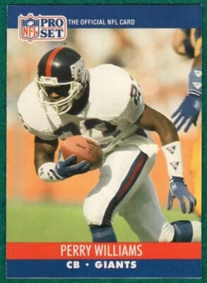 Perry Williams - 1990 Pro Set #600 - New York Giants Football Card - Image 1 of 2
