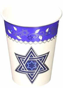Amscan 581764 Joyous Hanukkah Cups, 9 oz., 8 Ct.