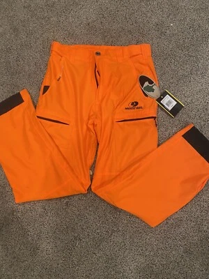 mossy oak blaze orange hunting pants 30 waist 28 L youth XL 14/16 - Image 1 of 3