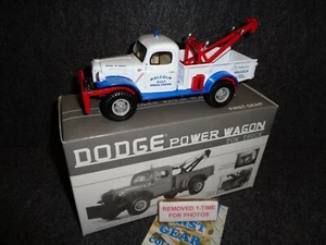First Gear GULF MALCOLM 1946 DODGE POWER WAGON TOW TRUCK WRECKER 19-2473 - Picture 1 of 13