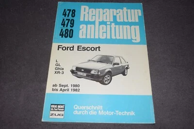 Reparaturanleitung Reparaturhandbuch Ford Escort MK III 1.1 - 1.6 XR3 sehr gut - Bild 1 von 4