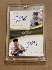 2017 Corey Seager/Kyle Seager IMMACULATE Collection AUTOS Panini  /99 