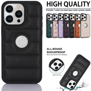 Funda de cuero PU resistente a prueba de golpes para iPhone 15 14 Pro Max 13 12 11 iPhone - Imagen 1 de 51