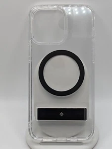 Caseology iPhone 15 Plus Hülle | Mag Kickstand | Clear Charcoal | ACS07087 - Bild 1 von 4