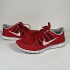 Size 9.5 - Mens Nike Free 5.0+ Game Red Sneakers Great Condition