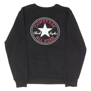 Sudadera CONVERSE All Star 13-15 Años Niños Negra Cuello Redondo XL - Imagen 1 de 6