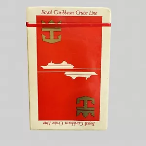 Baraja de cartas roja Royal Caribbean Cruise Line de colección NUEVA SELLADA - Imagen 1 de 3