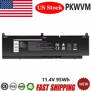 PKWVM Battery For Dell Precision 7550 7560 7750 7760 0447VR 068N03 453-BBCQ - Picture 1 of 17