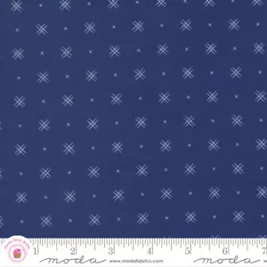 Moda BEYOND BELLA 16740 19 Royal Blue Tonal Blender Annie Brad Quilt Fabric - Picture 1 of 5
