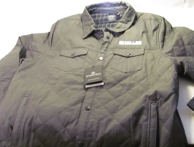 Stormtech Quilted Jacket Mens 3XL Black Graphite Bushwick Trucker Chore Coat New - Image 1 of 4