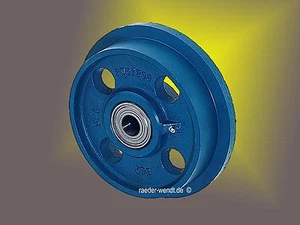 Ruedas de corona de carril de fundición gris ø 50 75 100 125 150 180 200 250 para rieles - Imagen 1 de 3