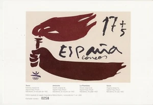 LAMINA BARCELONA 92 SUELTA 2º EMISIÓN OLÍMPICA , COOB 92 ANTORCHA AGUSTI PUIG - Foto 1 di 1