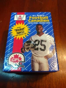1991 CFL ALL WORLD CANADIAN FOOTBALL 110 HANDELSKARTEN VERSIEGELT SET Rakete Ismail - Bild 1 von 6