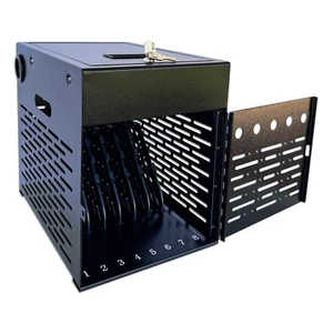 OPEN BOX Armoire de Charge pour Tablette 8 Appareils, Boîtier en Acier Convient aux Chromebooks 14", iPad - Photo 1/9