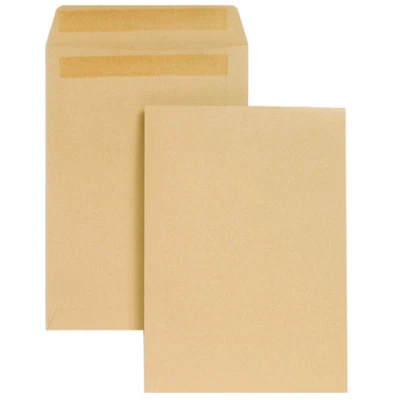 C5/A5 PLAIN (NO) WINDOW BROWN MANILLA ENVELOPES SELF SEAL 162 X 229MM LETTER