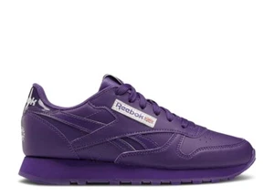 Women's Reebok Classic Leather Trainers Popsicle Purple HR0661 RRP £99.99 - Picture 1 of 6