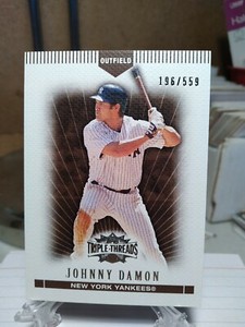 Johnny Damon 2007 Topps Triple Threads Sepia 196/559 #68