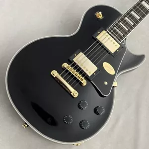 Epiphone / Inspired by Gibson Collection Les Paul Custom -Ebony Electric Guitar - Picture 1 of 9