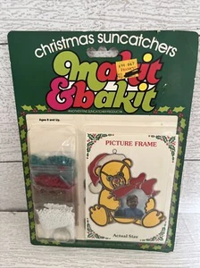 Kits de captura de sol con marco de fotos Makit & Bakit Navidad Santa Bear kit de artesanía de colección - Imagen 1 de 5