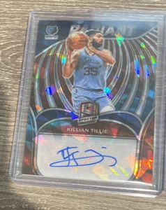KILLIAN TILLIE 2021 22 PANINI SPECTRA RADIANT PRIZM AUTO GRIZZLIES - Picture 1 of 1