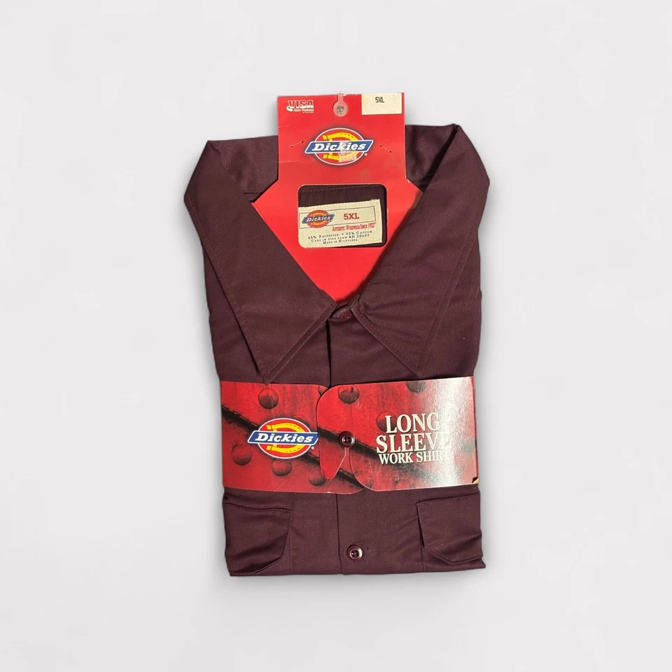 Dickies Hombre Personalizado Parche Personalizado Bordado Uniforme de Trabajo Camisa Pequeña-4xl Foto 1 de 4