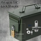 Ammo Can Box Lock Hardware Kit 30 50 Steel Gun Safe Ammo Box Locking Set(no Box)