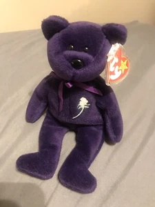 Princess Ty Original Beanie Baby 1997 PVC ohne roten Stempel - Bild 1 von 3