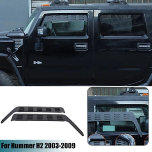 Lüftungsgitter Lüftungsbleche Seitenfenster hinten Set Für Hummer H2 2003-2009 - Bild 1 von 23