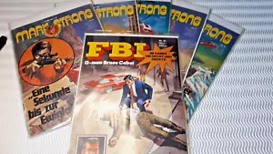 COMICS "MARK STRONG"& "FBI", Moewig 1968, 6 Bände, meistens Zustand 1 bb, TIP - Bild 1 von 1