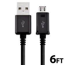 6FT Micro USB Data Sync Charger Fast Charging Cable Cord for Samsung S6 S7 S4 LG