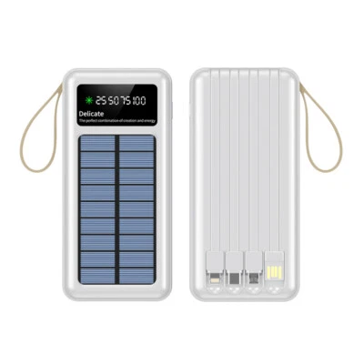 20000Super Power Bank with Built-in Cable Fast Charging Power Bank for CellPhone - Image 1 of 4