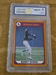 1990 Collegiate Collection Arizona State Sun Devils -#7 Barry Bonds WCG grade 10 - Picture 1 of 6